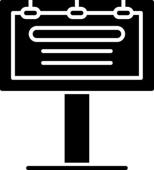 Billboard Vector Icon