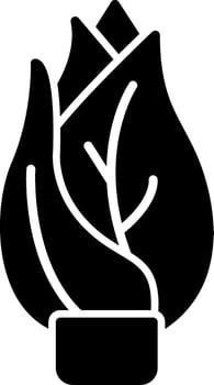 Belgian Endive Vector Icon