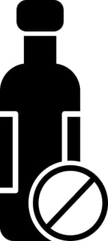 No Alcohol Vector Icon