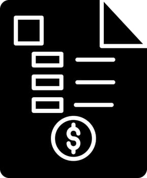 Receipt Vector Icon