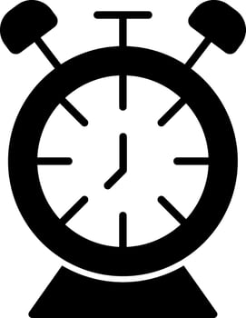 Desk Clock Vector Icon