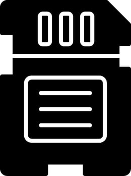 Memory Card Vector Icon