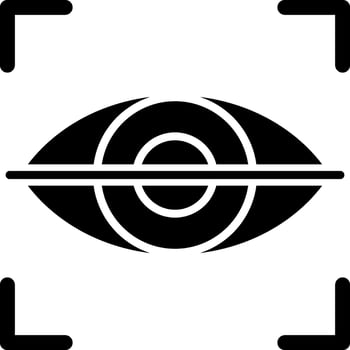 Eye Scan Vector Icon
