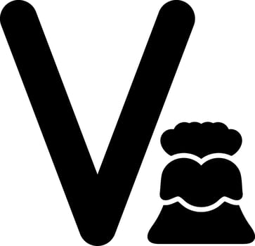 Small V Vector Icon