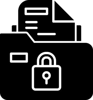 Secure Folder Vector Icon