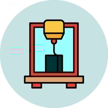 3d Printer Vector Icon