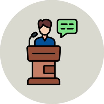 Speaker Vector Icon