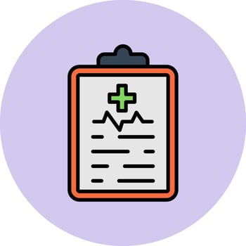 Medical Report Vector Icon