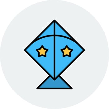 Kite Vector Icon