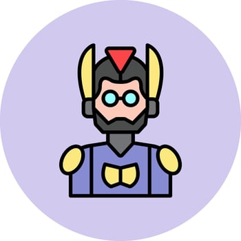 Cyborg Vector Icon