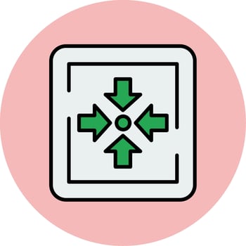 Assembly Point Sign Vector Icon
