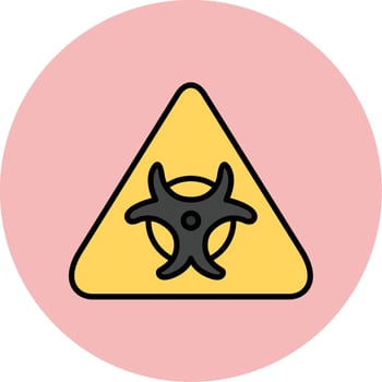 Biological Hazard Vector Icon