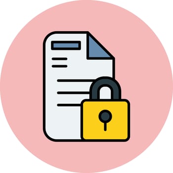 Secure Folder Vector Icon