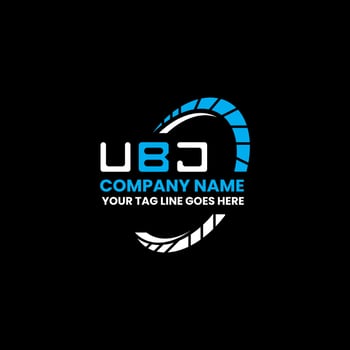 UBJ letter logo vector design, UBJ simple and modern logo. UBJ luxurious alphabet design