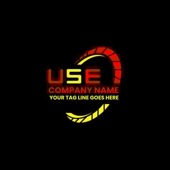USE letter logo vector design, USE simple and modern logo. USE luxurious alphabet design