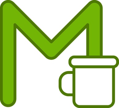 Capital M Vector Icon