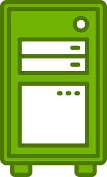 Computer Case Vector Icon
