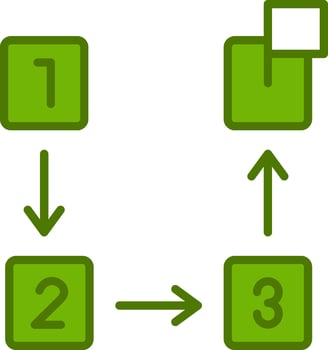 Steps Vector Icon