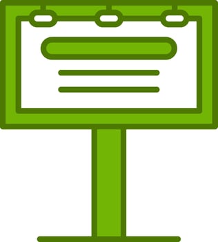 Billboard Vector Icon