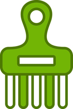Afro Comb Vector Icon