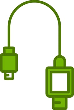 Usb Cable Vector Icon