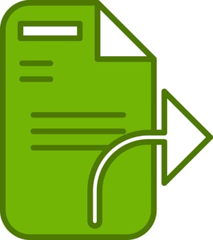 Send File Vector Icon