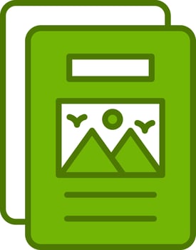 Brochure Vector Icon