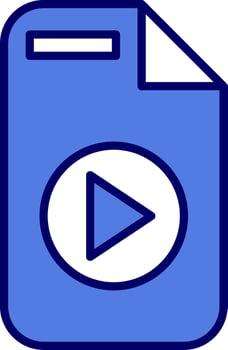 Video File Vector Icon