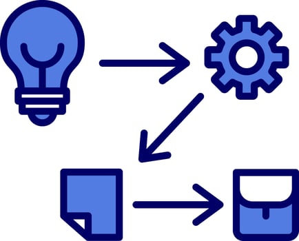 Process Vector Icon