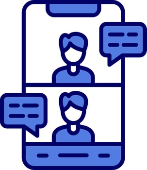 Teleconference Vector Icon