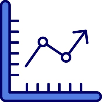Graph Vector Icon