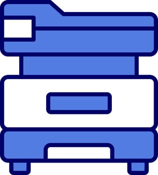 Multifunction Printer Vector Icon