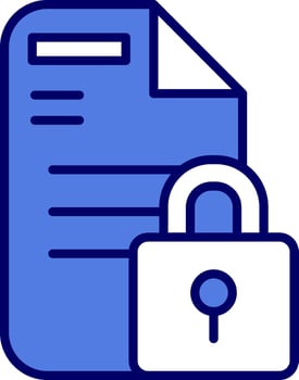 Secure Folder Vector Icon