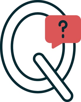 Capital Q Vector Icon