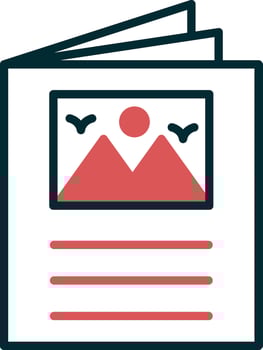 Brochure Vector Icon