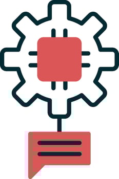 Natural Language Processing Vector Icon