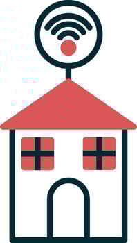 Smart House Vector Icon