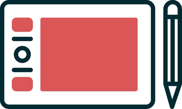 Graphic Tablet Vector Icon
