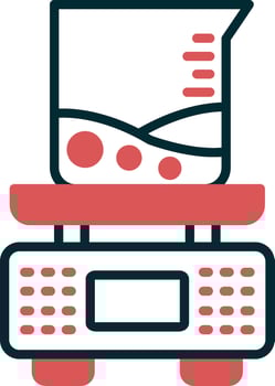 Chemical Weight Vector Icon