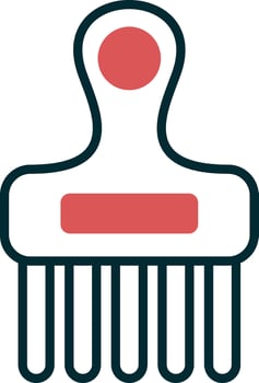 Afro Comb Vector Icon