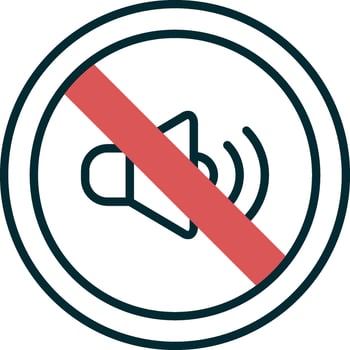 No Sound Vector Icon