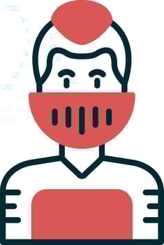 Cyborg Vector Icon