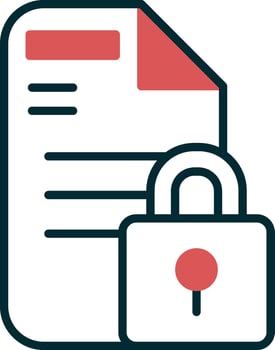 Secure Folder Vector Icon