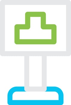 Intersection Creative Icon Design vector