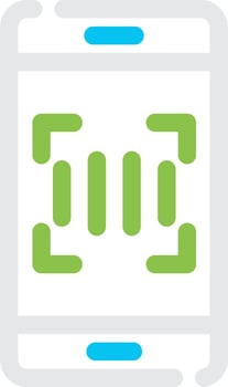 Barcode Creative Icon Design vector