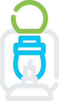 Lantern Creative Icon Design vector