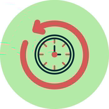 Retrospective Vector Icon