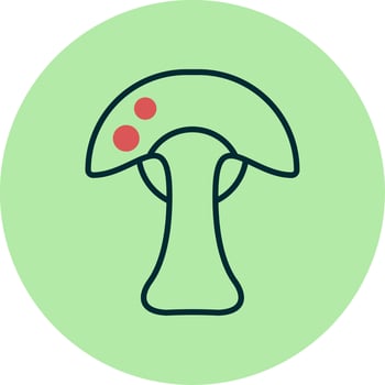 Mushroom Vector Icon