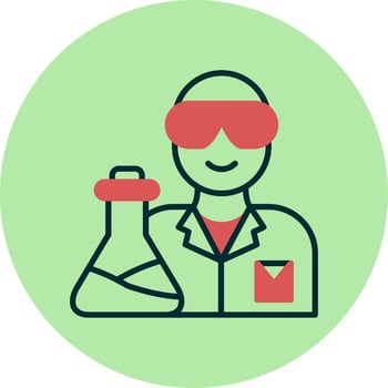 Scientist Vector Icon