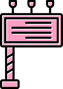 Billboard Vector Icon